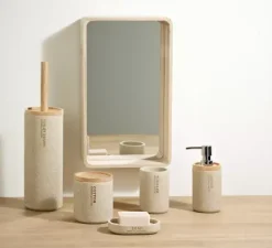 Acessórios De Lavatorio-CASA New Resin Copo Natural