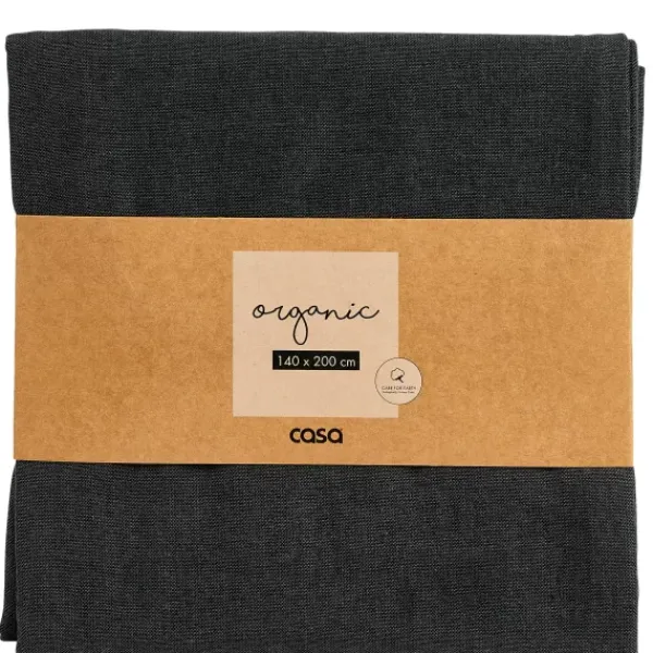 Toalhas De Mesa-CASA Organic Toalha De Mesa Preto
