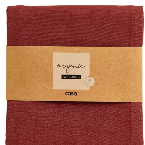 Toalhas De Mesa-CASA Organic Toalha De Mesa Vermelho
