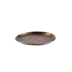 Pratos Decorativos-CASA Ovals Prato Apresenta O Dourado