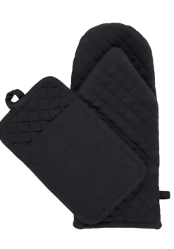 Luvas Para Forno-CASA Oxford Luva Para Forno Preto