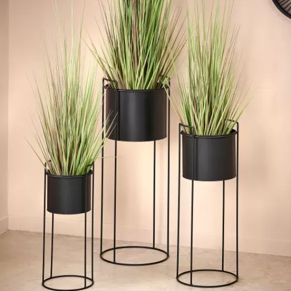 Vasos Em P-CASA Pluto Vaso Preto
