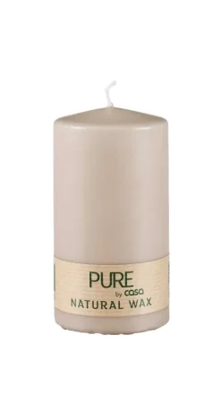 Velas-CASA Pure Vela Cil Ndrica Cinzento