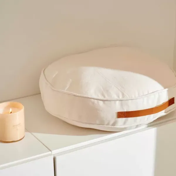Puffs-CASA Rondi Almofada Plana Branco