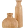 Jarras-CASA Rubberwood Jarra Deco Natural