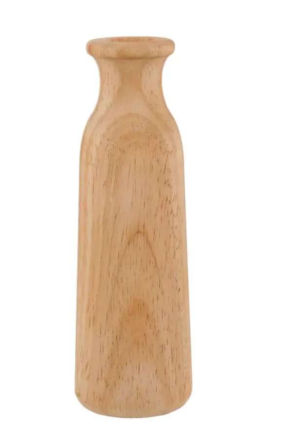 Jarras-CASA Rubberwood Jarra Deco Natural