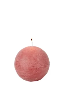 Velas-CASA Rustic Vela Bola Roxo