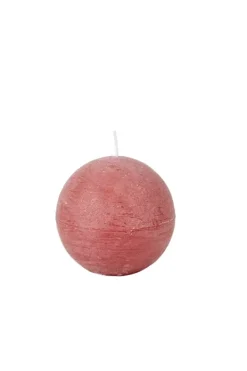 Velas-CASA Rustic Vela Bola Roxo