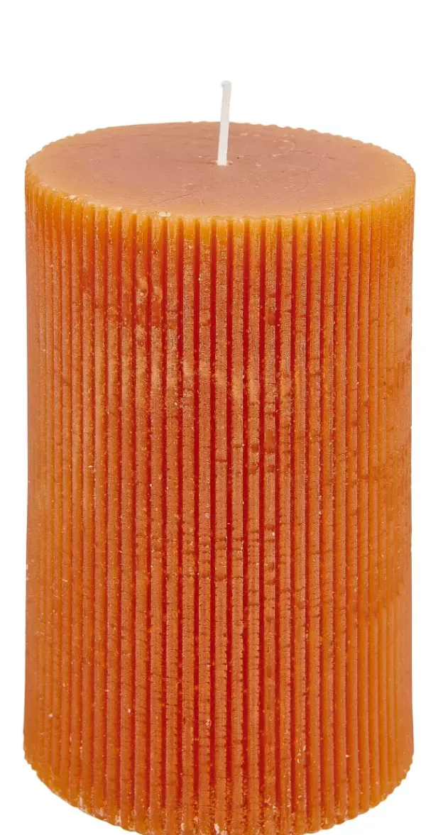 Velas-CASA Rustic Vela Rib Castanho