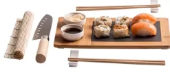Instrumentos De Cozinha-CASA Samourai Conjunto Sushi 10 Pe As Natural