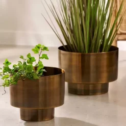 Vasos-CASA Saturn Vaso Bronze