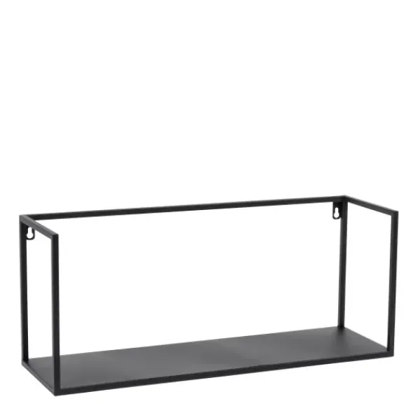 Estantes De Parede-CASA Shorp Estante Para Pendurar Preto