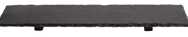 Pratos Para Servir-CASA Slate Prancha Para Servir Preto