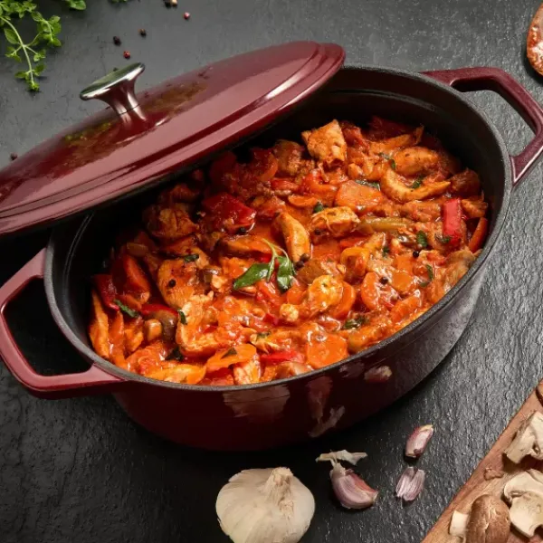Tachos-CASA Stew Tacho Oval Vermelho Escuro