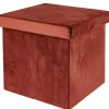 Pufes De Arrumação-CASA Stor Pufe Articulado Pufe Bord Us Vermelho