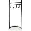 Guarda Joias-CASA Terrazzo Estante Para Joias Preto, Branco, Cinzento