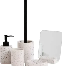 Acessórios De Lavatorio-CASA Terrazzo Suporte Escova De Dentes Branco