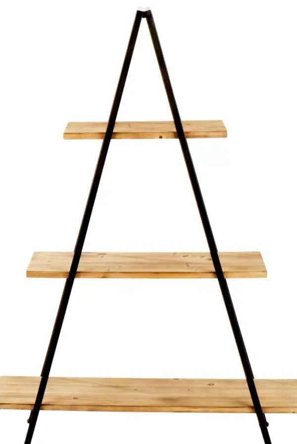 Estantes De Parede-CASA Vermont Estante De Parede Preto, Natural