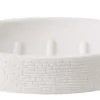 Acessórios De Lavatorio-CASA White Elegance Saboneteira Branco