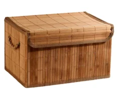 Cestos De Arrumação-CASA Zen Caixa De Arrumação Com Pegas Natural
